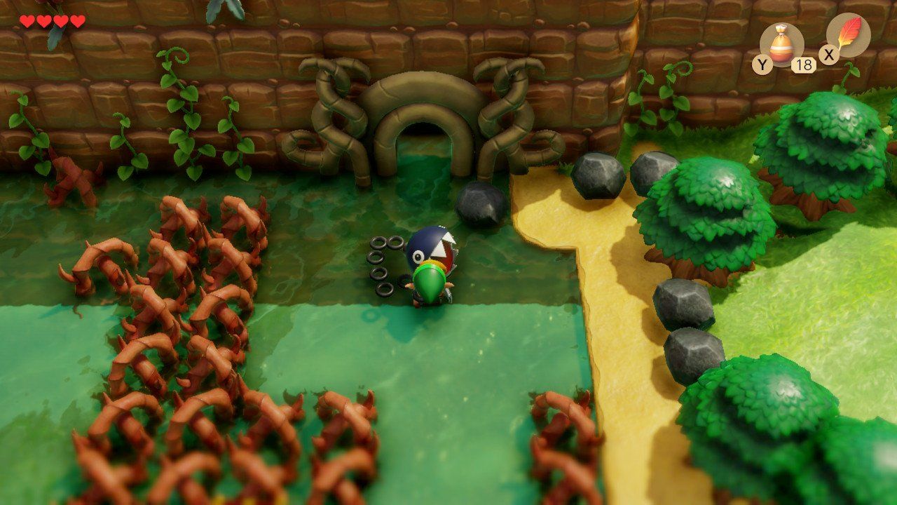 Legend of Zelda Link's Awakening How To Get To Bottle Grotto (Second Dungeon) Attack of the