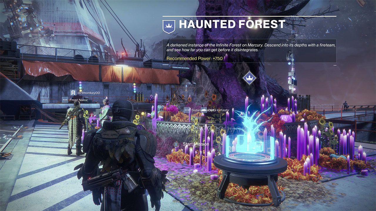 Destiny 2 Festival of the Lost - How to Get to Haunted Forest | Attack ...