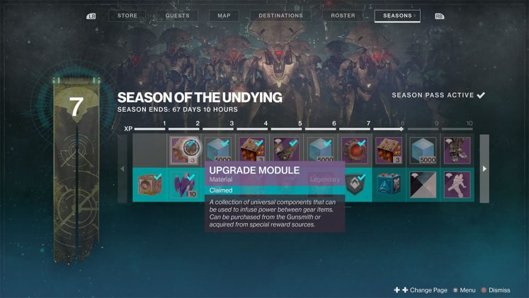 how do i earn in game the season 2 pass for destiny 2