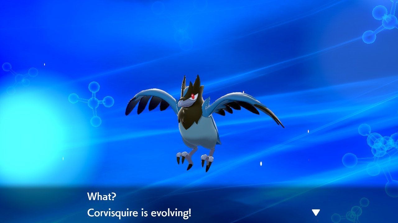 Pokemon Sword And Shield How To Evolve Corvisquire Into Corviknight