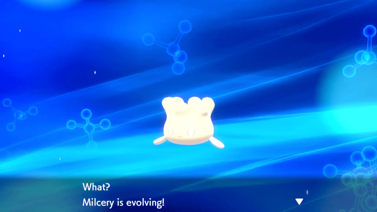 Pokemon Sword and Shield - How to Evolve Milcery into Alcremie | Attack ...