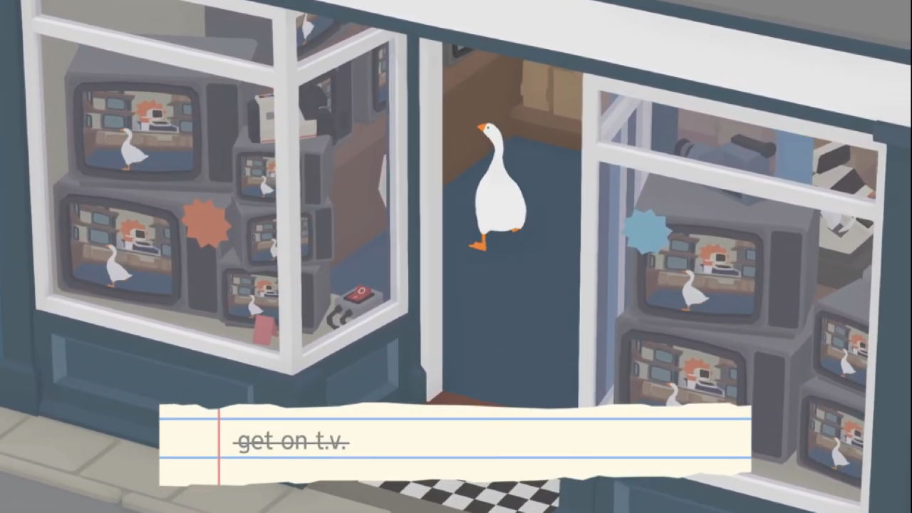 Untitled Goose Game How to Get on TV Attack of the Fanboy