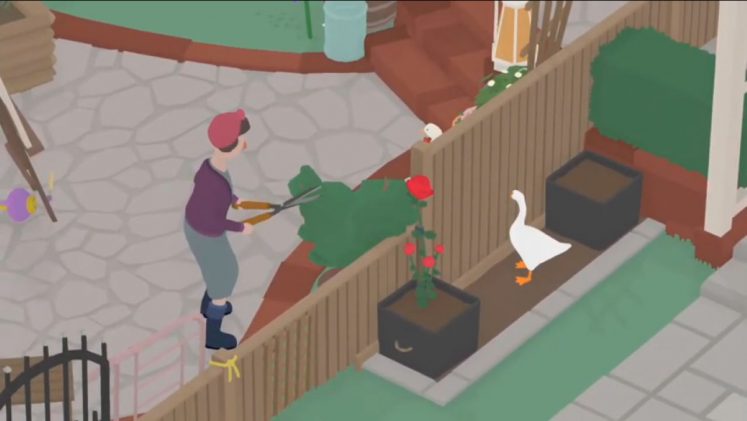 Untitled Goose Game - How to Get Hat (Groundskeeper to Wear the Sun Hat