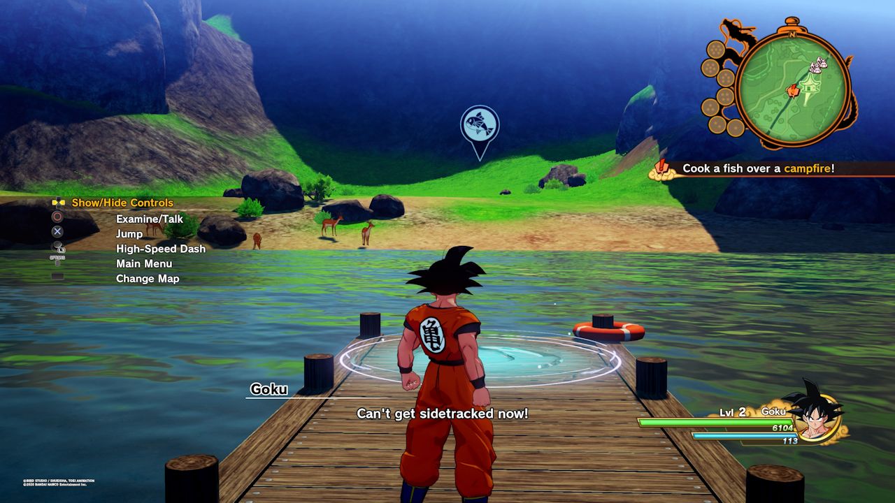 Dragon Ball Z Kakarot How To Fish Attack of the Fanboy