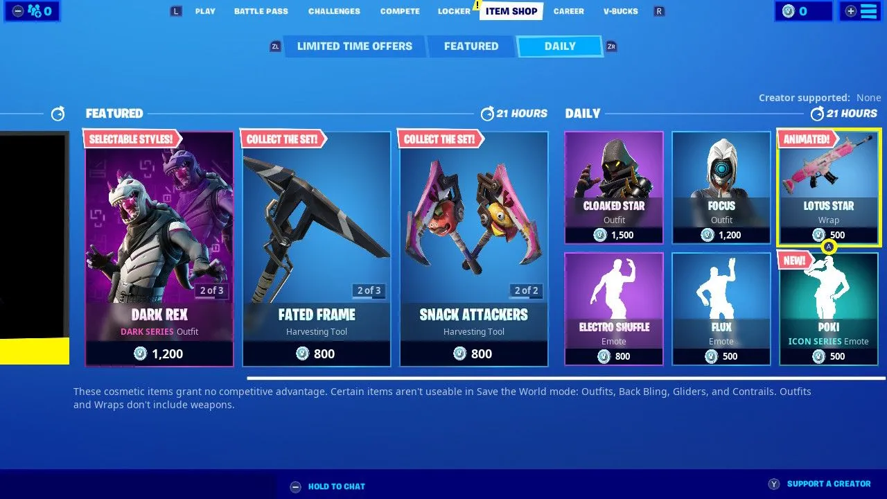 Fortnite What S In The Daily Item Shop Today Attack Of The Fanboy