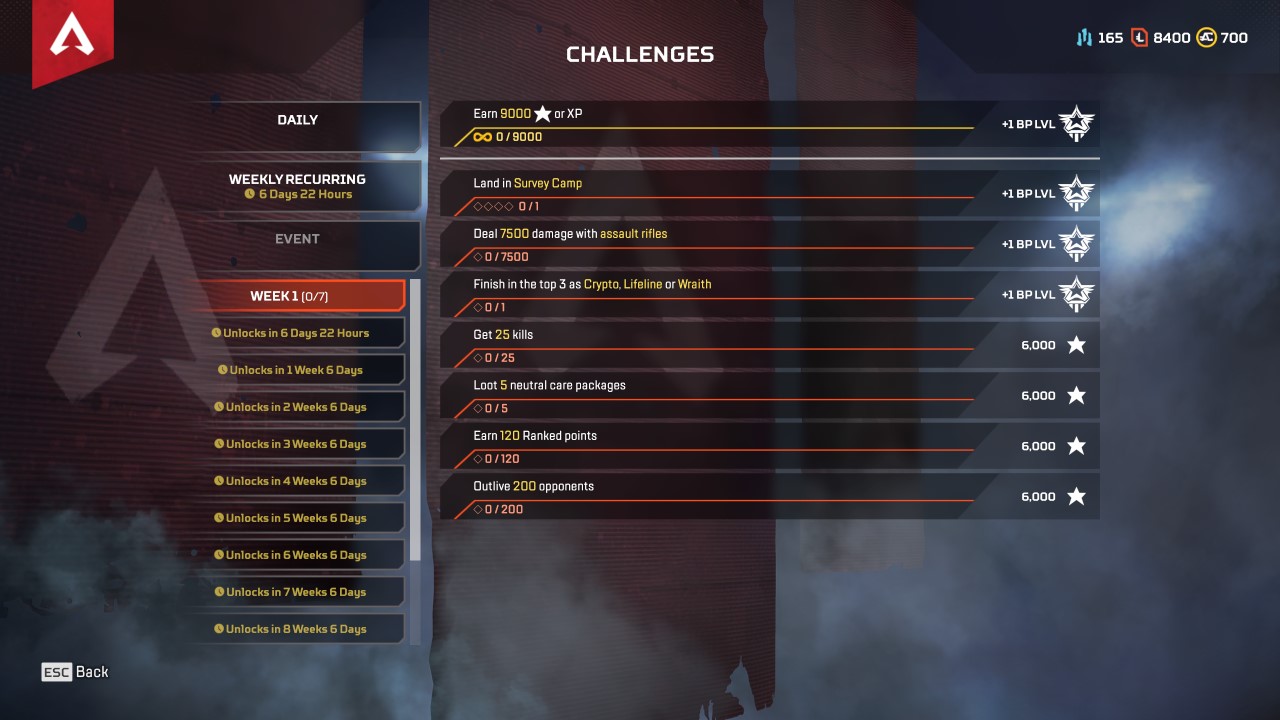 Apex Legends - Season 4 Week 1 Challenges | Attack of the Fanboy