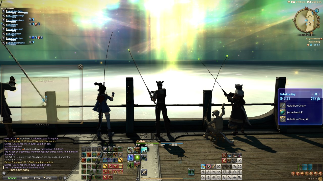 Final Fantasy XIV - How to Unlock Ocean Fishing, Ocean Fishing Basics