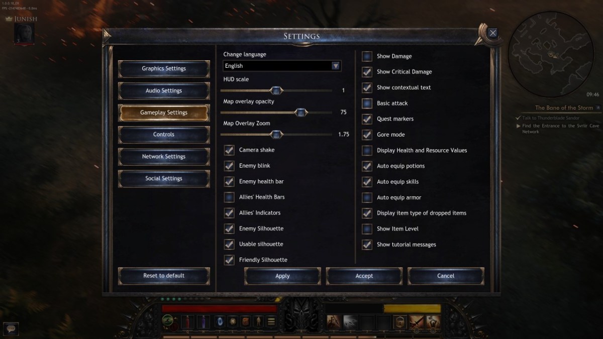 Wolcen - How to Enable Auto Attack