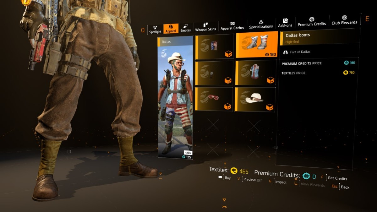 The Division 2 - How to Get Textiles
