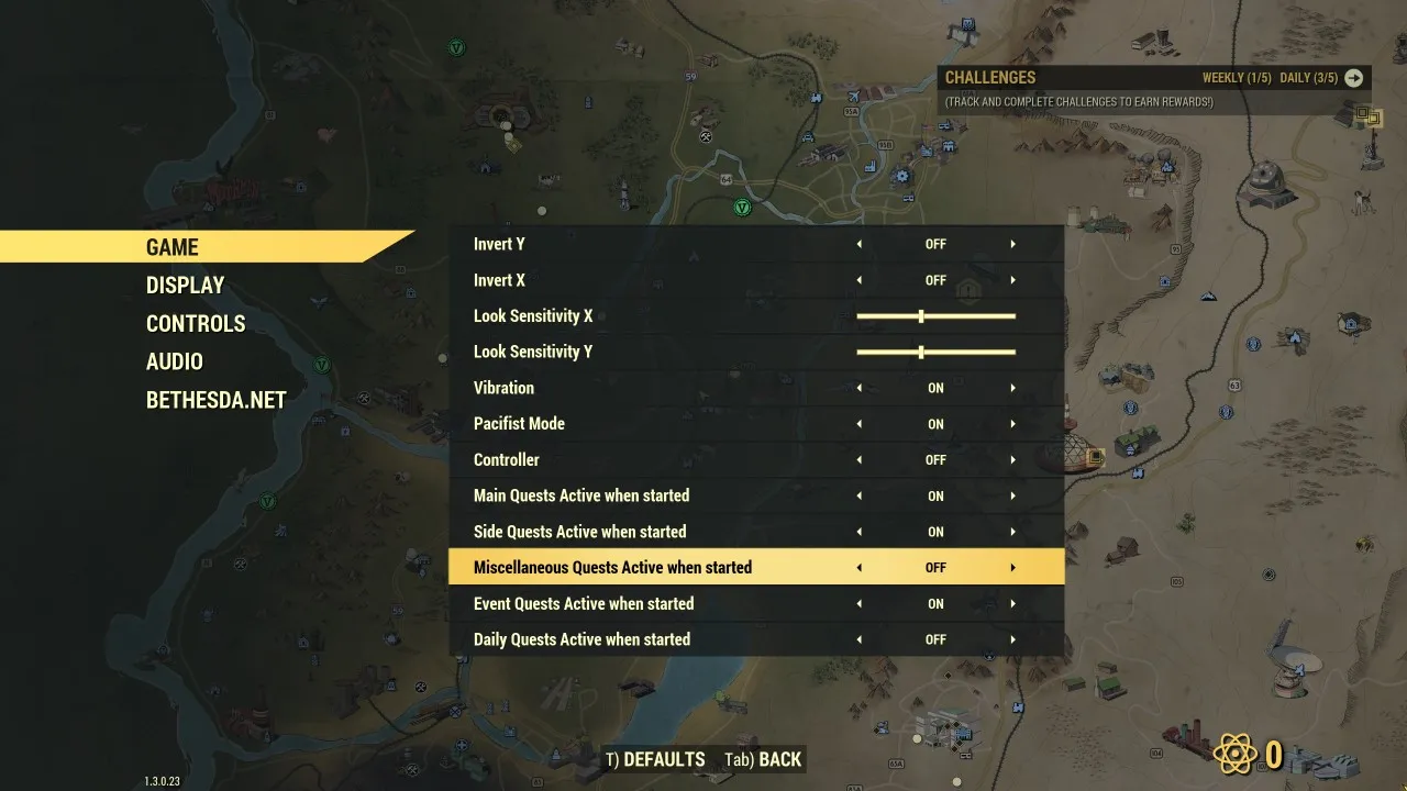 Fallout 76 - How to Change Tracked Quests, How to Enable New Automatic
