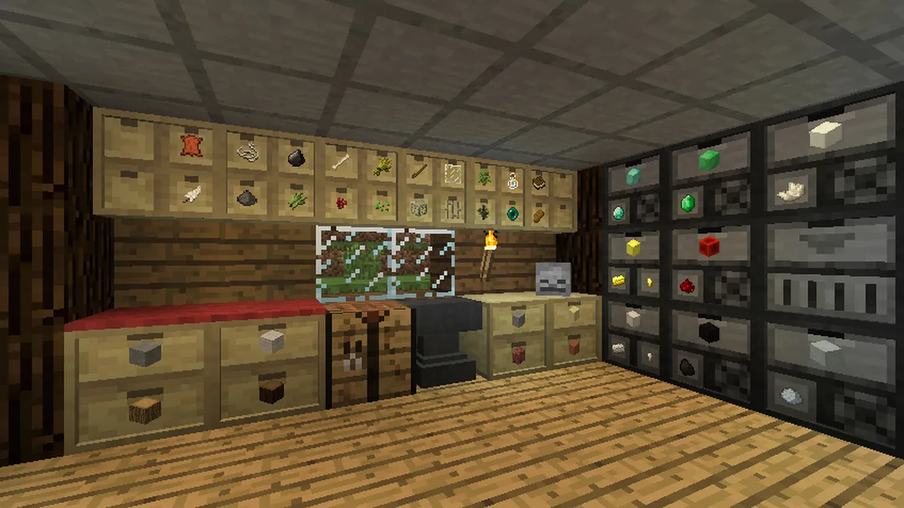 Storage-Drawers-Minecraft-mod