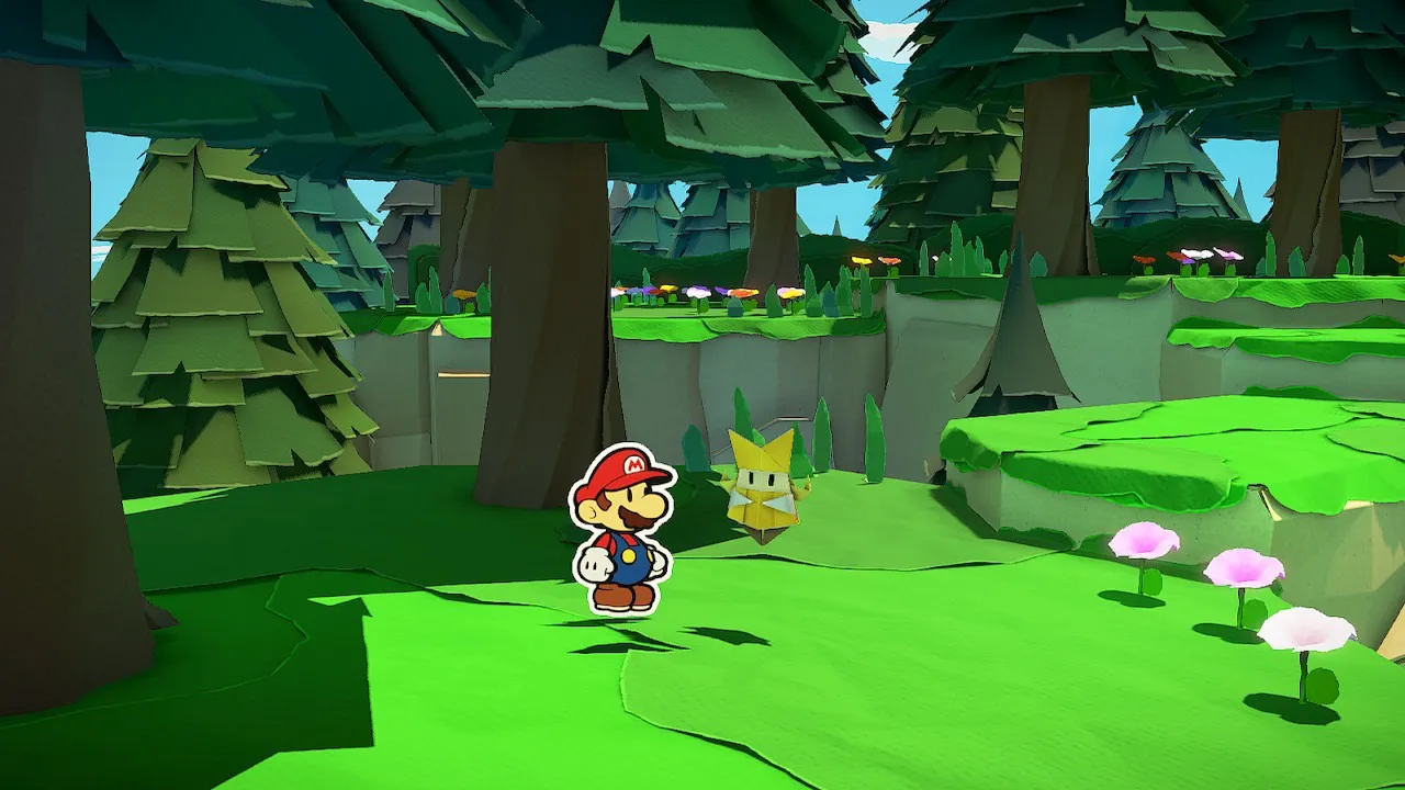 Paper Mario: The Origami King - How To Find Olivia in the Forest