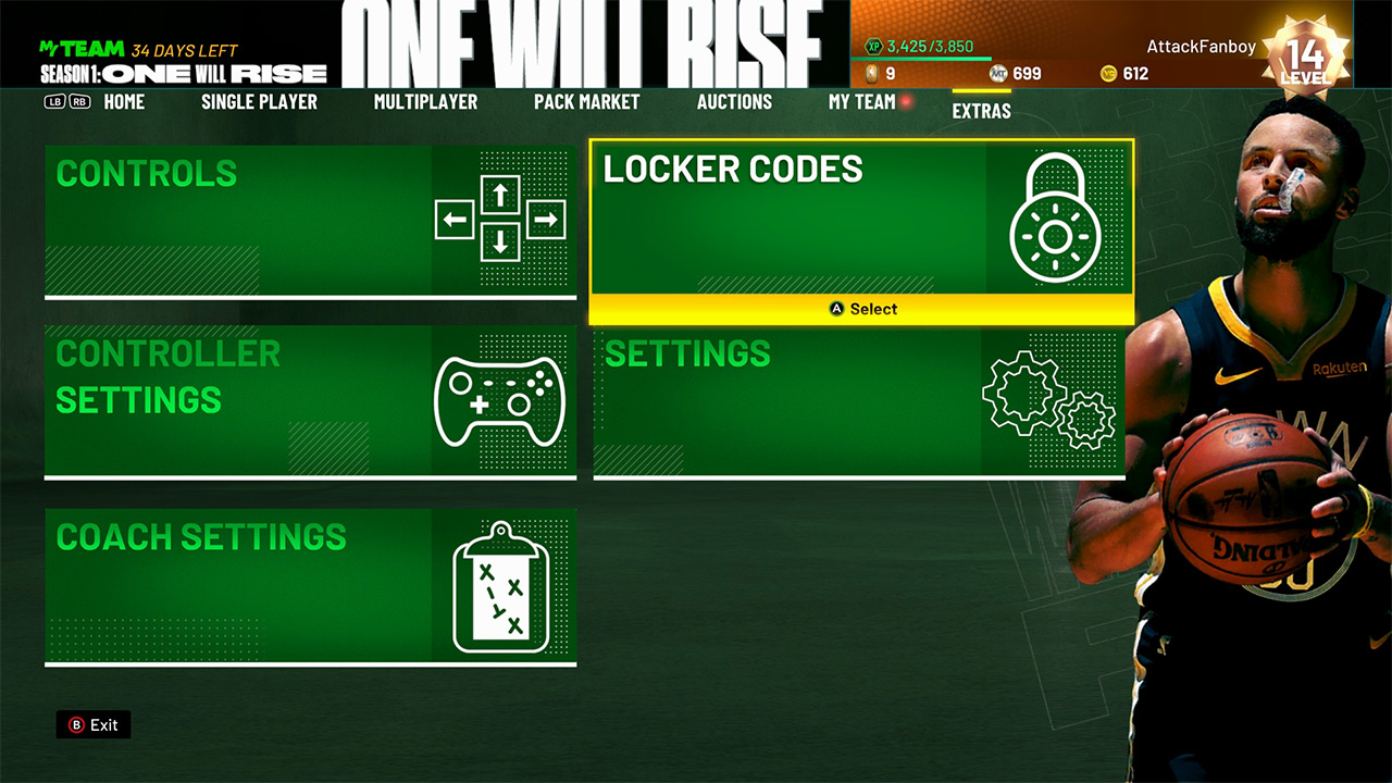 NBA 2K21 - How to Use Locker Codes - 2K Locker Codes List ...