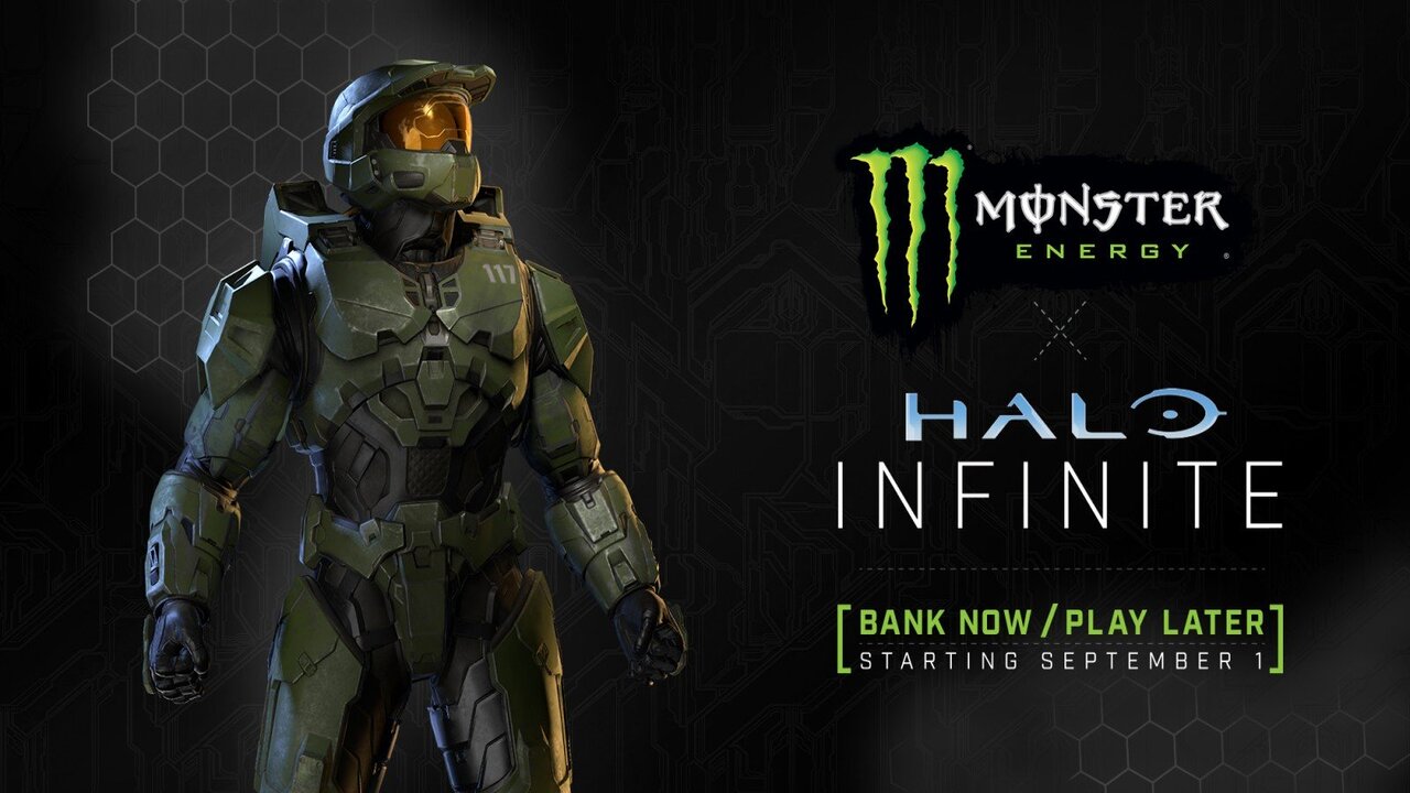 Halo Infinite Monster Energy promotion