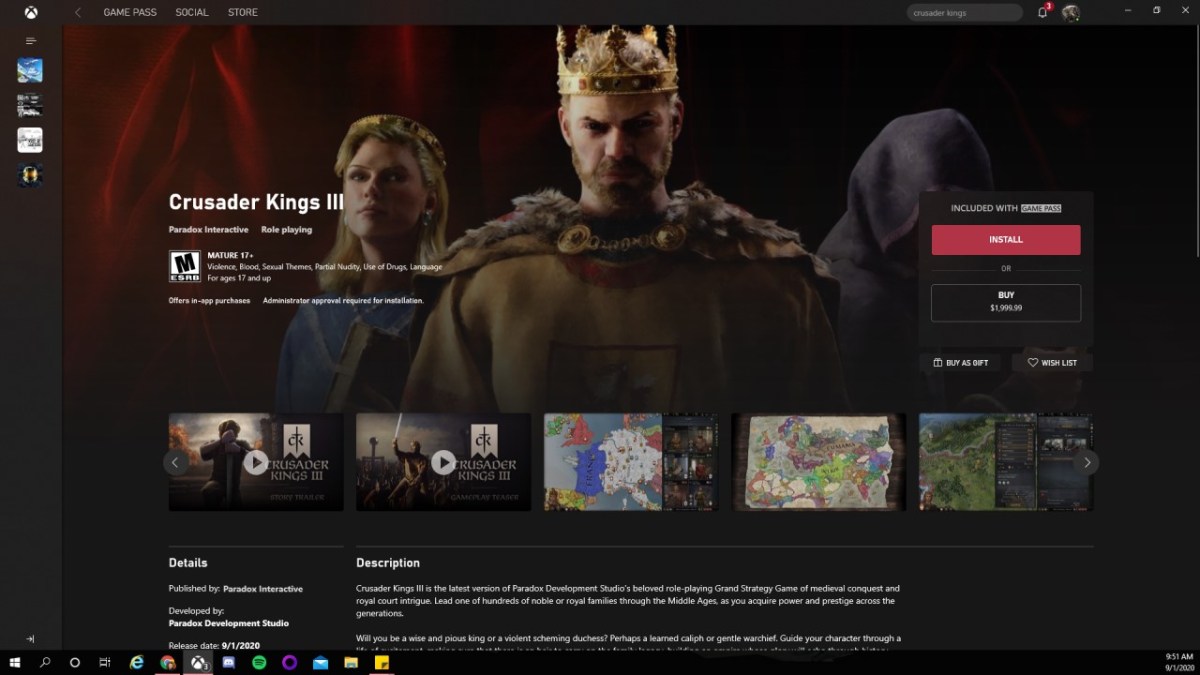 Is Crusader Kings 3 on Xbox Games Pass, Where Can I Play Crusader Kings 3