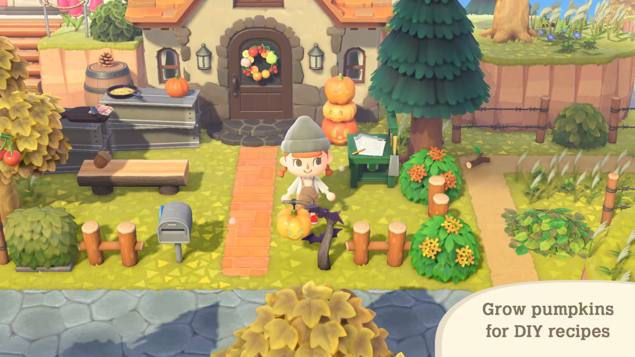 Animal Crossing New Horizons Pumpkin DIY Recipes