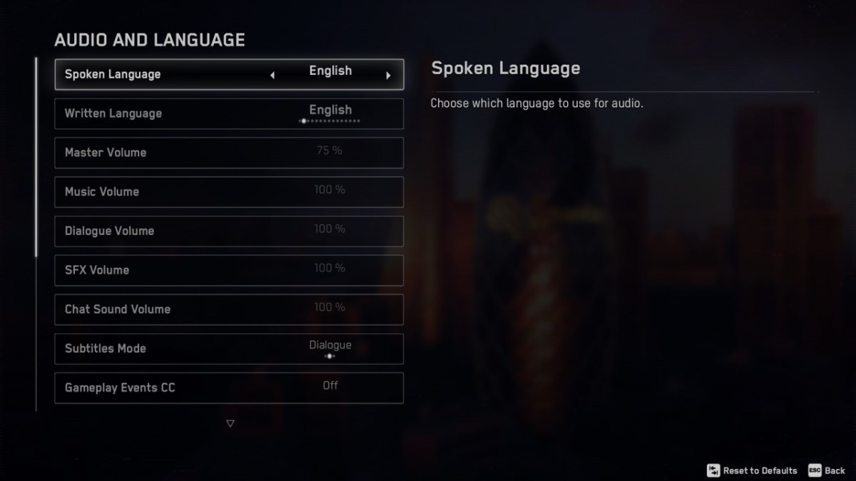 Watch Dogs: Legion Subtitles and Language Options