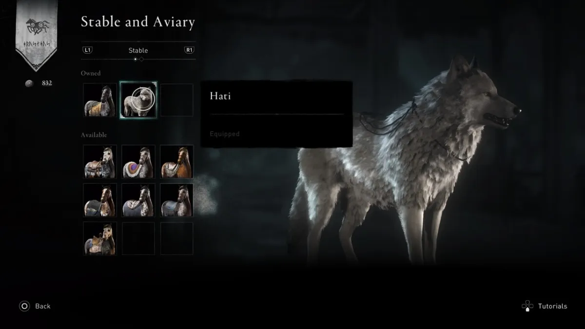 Assassin's Creed Valhalla Wolf Mount Hati
