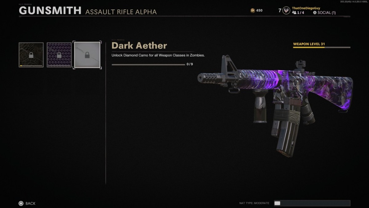 Call of Duty Black Ops Cold War Dark Aether Camo
