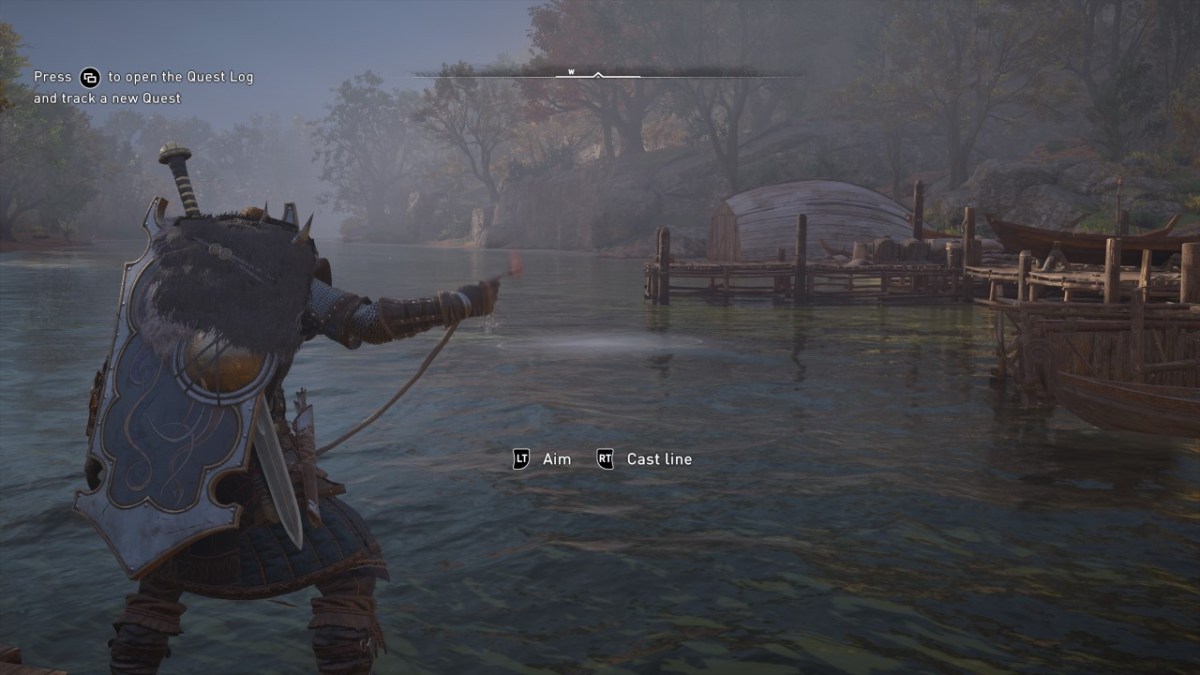 Assassin's Creed Valhalla - How to Unlock Fishing, How to Fish