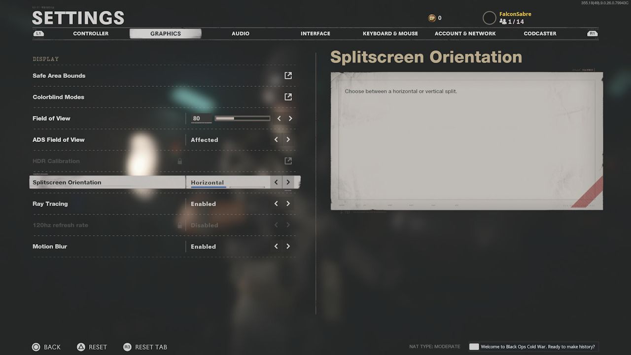 call of duty cold war split screen multiplayer not working