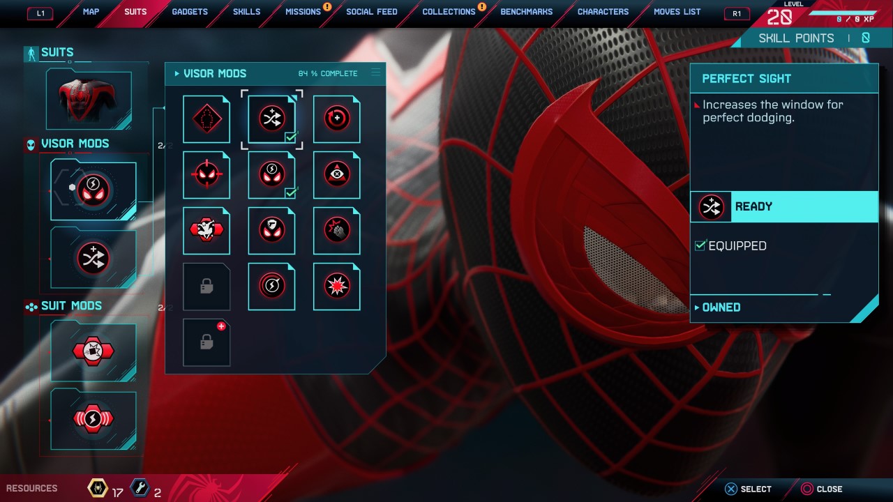 SpiderMan Miles Morales All Visor Mods Attack of the Fanboy