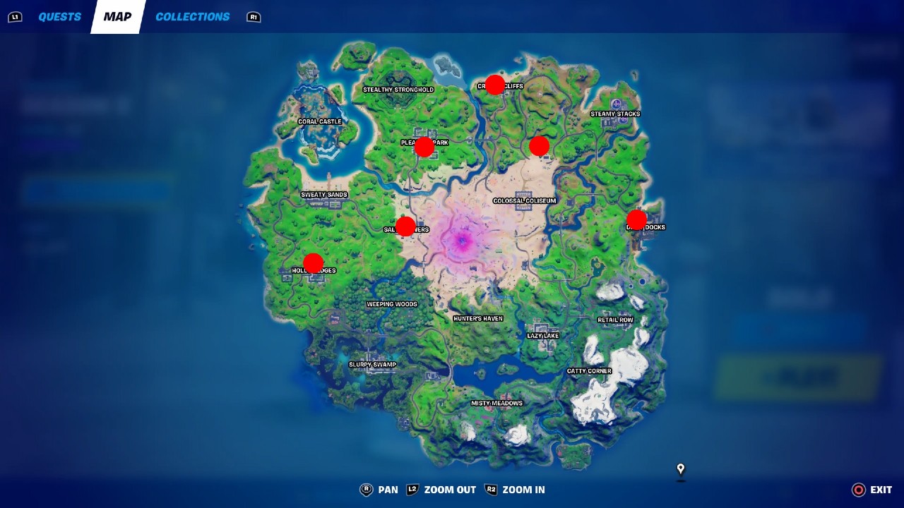 Fortnite Holiday Trees Locations Operation Snowdown Challenge Guide Attack of the Fanboy