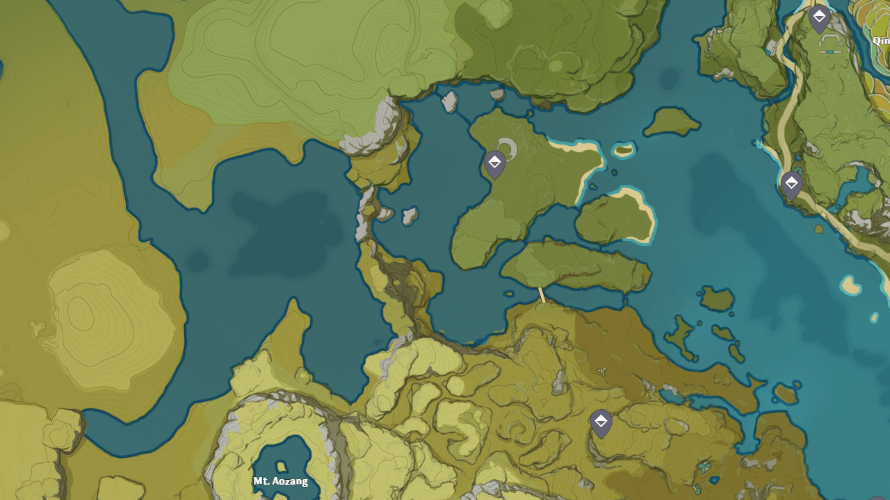 Genshin Impact Guide Mt. Aozang Treasure Area Attack of the Fanboy