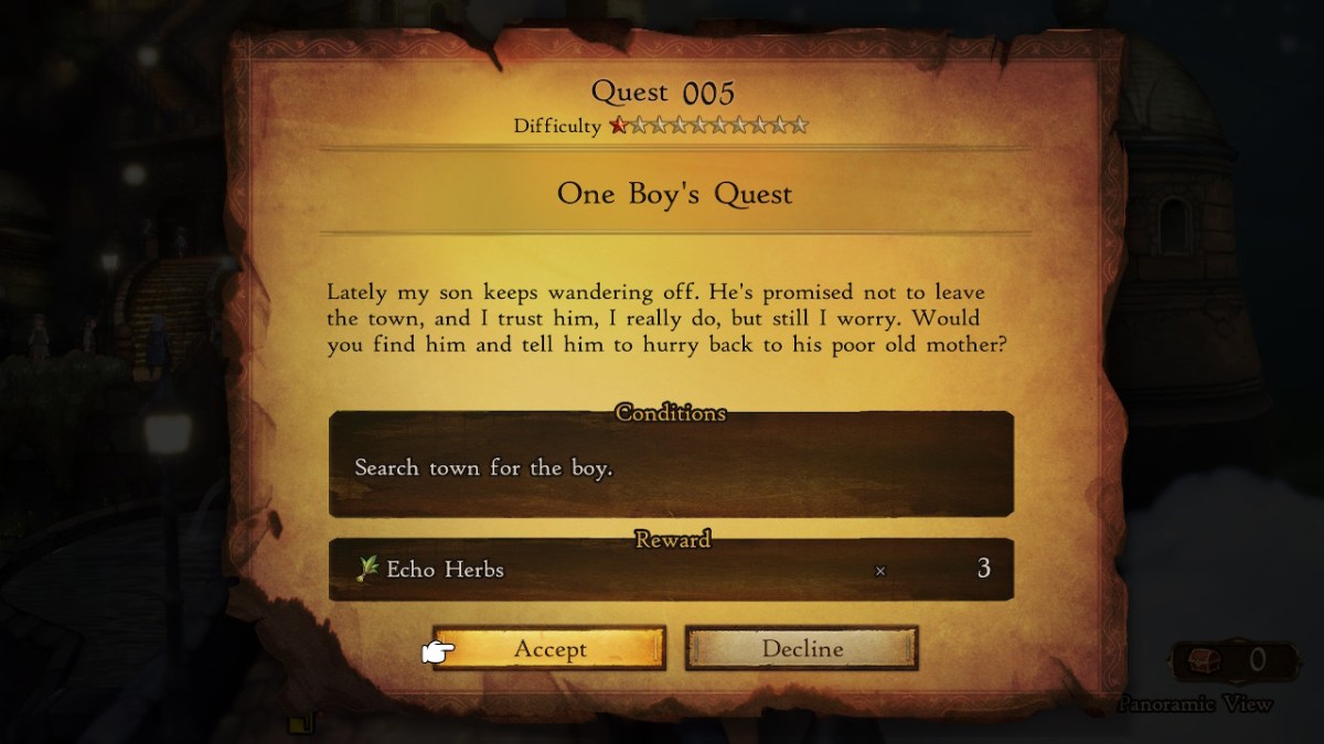 Bravely Default 2 - One Boy's Quest Side Quest Guide