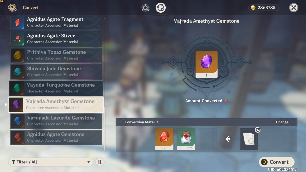 Genshin Impact How to Purchase and Use Dust of Azoth to Convert