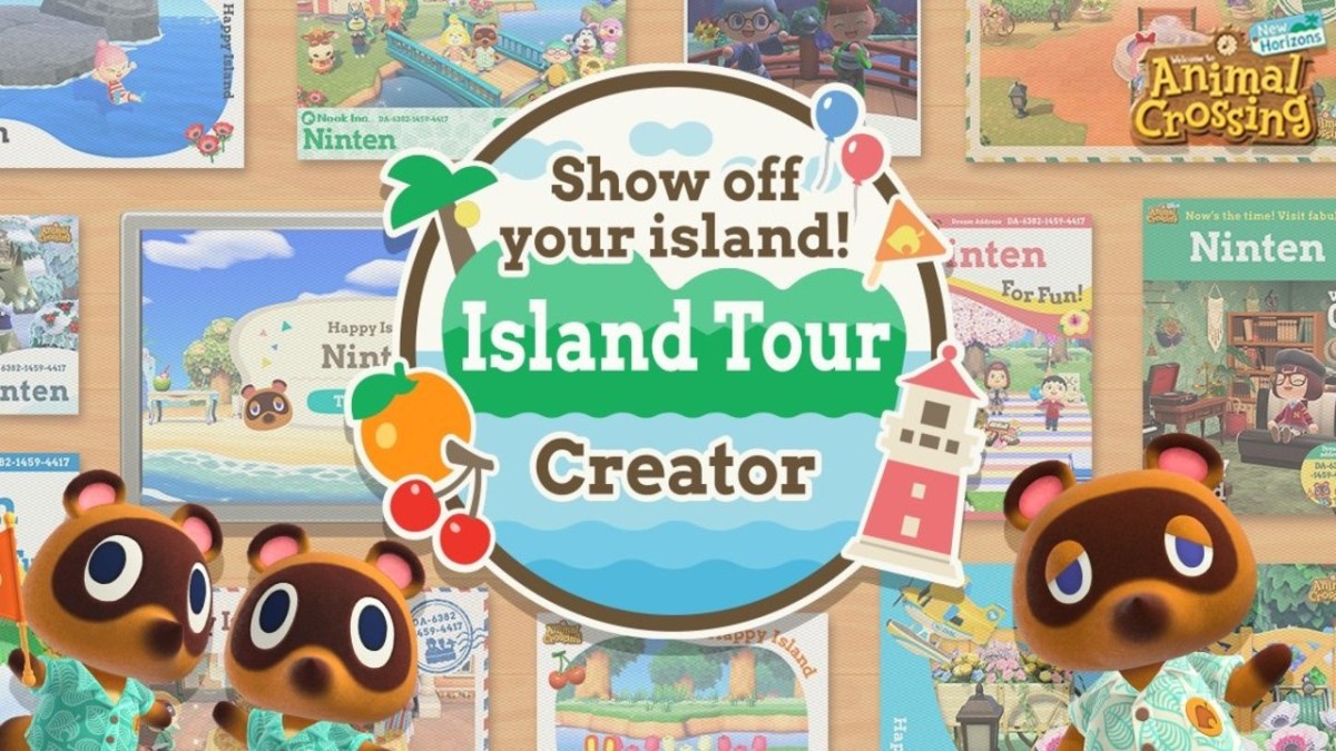 Animal Crossing Island Tour Poster
