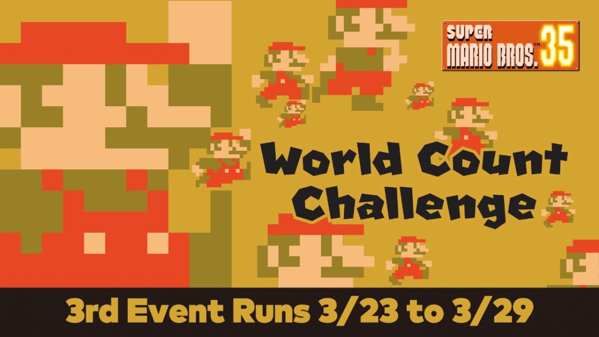 Mario 35 World Count Challenge