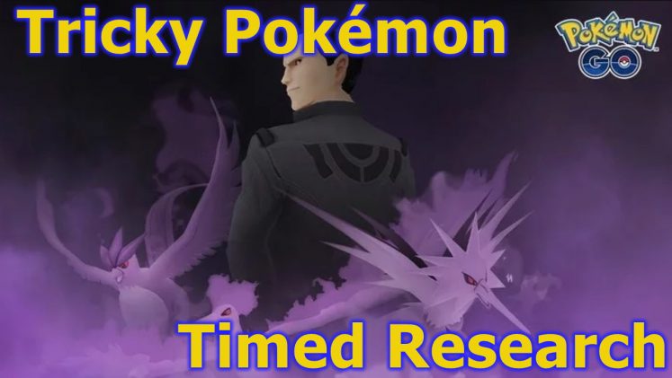 Pokémon GO 'Tricky Pokémon ' Timed Research Tasks and Rewards (Today