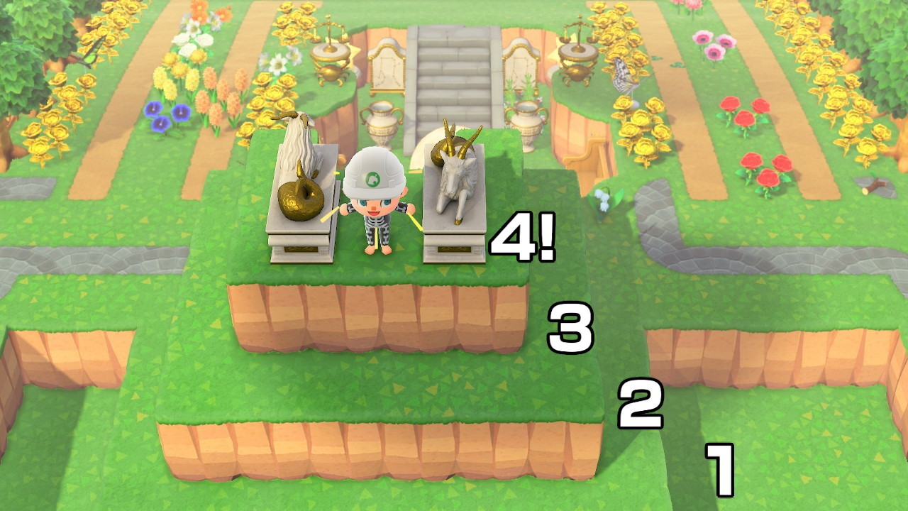 Animal Crossing New Horizons How to Climb Onto the Fourth Tier of