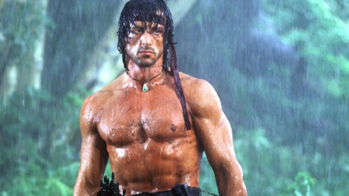 Rambo (Sylvester Stallone) is in Fight Blood, Source: Lionsgate