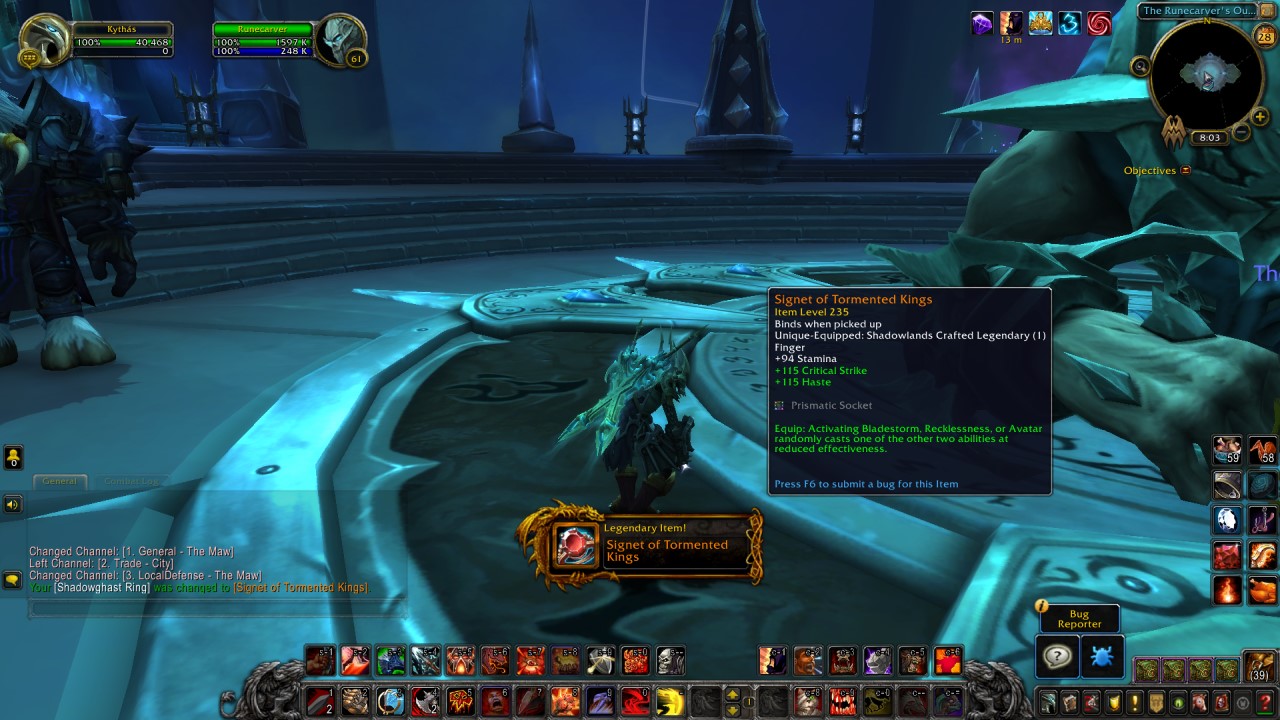 Shadowlands Patch 9.1 How to Craft and Upgrade Legendaries Attack