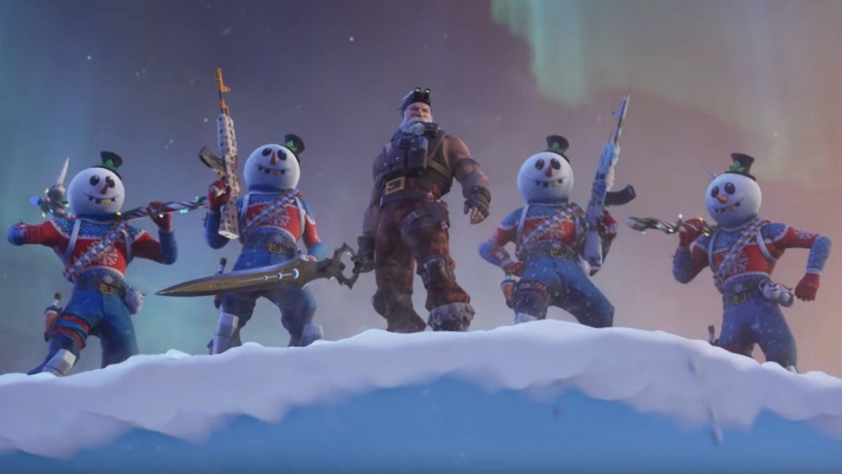 Fortnite Hotfix v17.0 Patch Notes- Man with snowmen