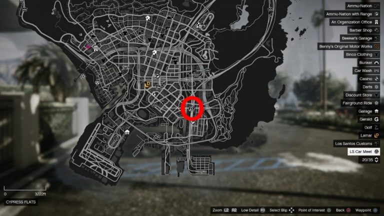 GTA Online How To Start Los Santos Tuners Update Attack Of The Fanboy   GTA Online LS Car Meet Location Map 768x432 