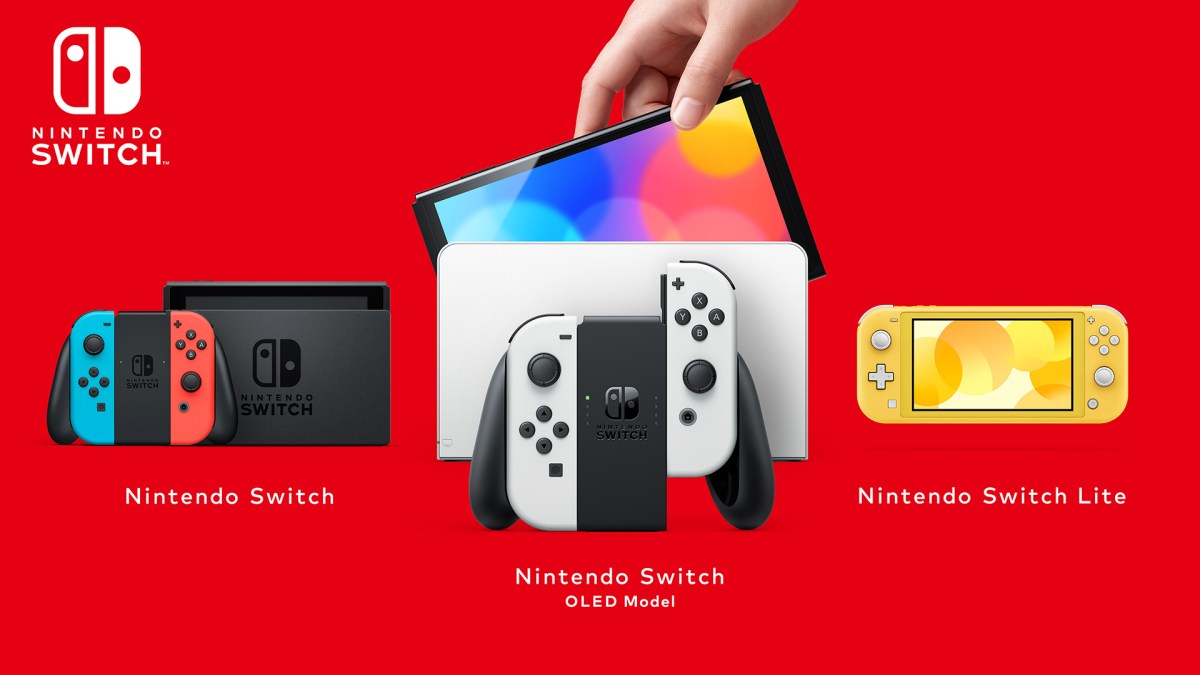 Nintendo Switch OLED Family Picture