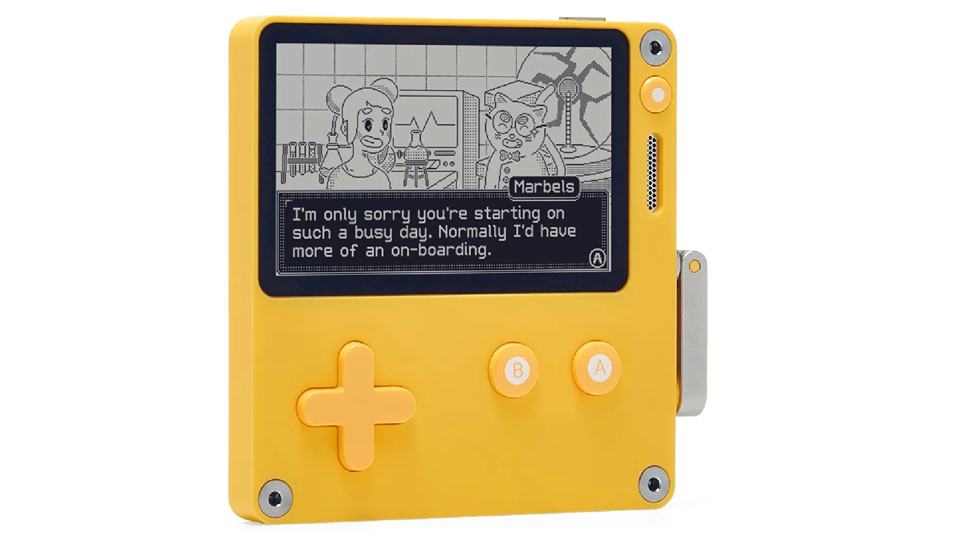 Playdate The Handheld With A Crank Gets Preorder Date Attack Of