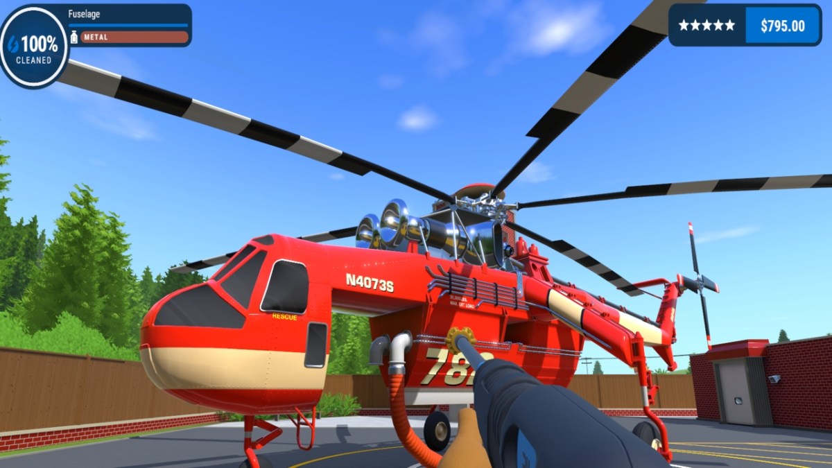 PowerWash Simulator New Level - Helicopter