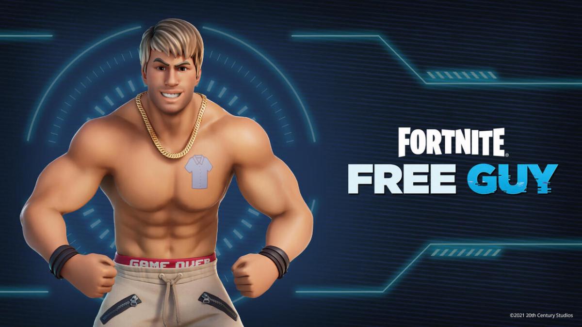 Fortnite Free Guy Emote Outfit Skin
