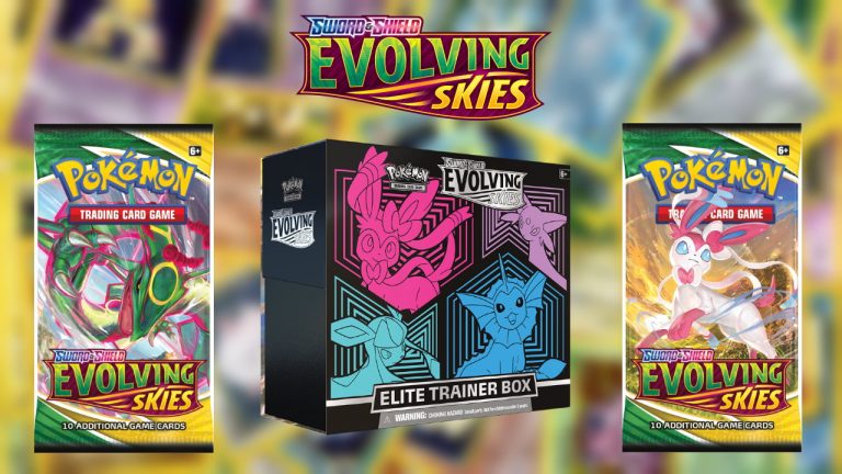 Pokémon TCG: Sword And Shield - Evolving Skies ETB And Booster Box ...