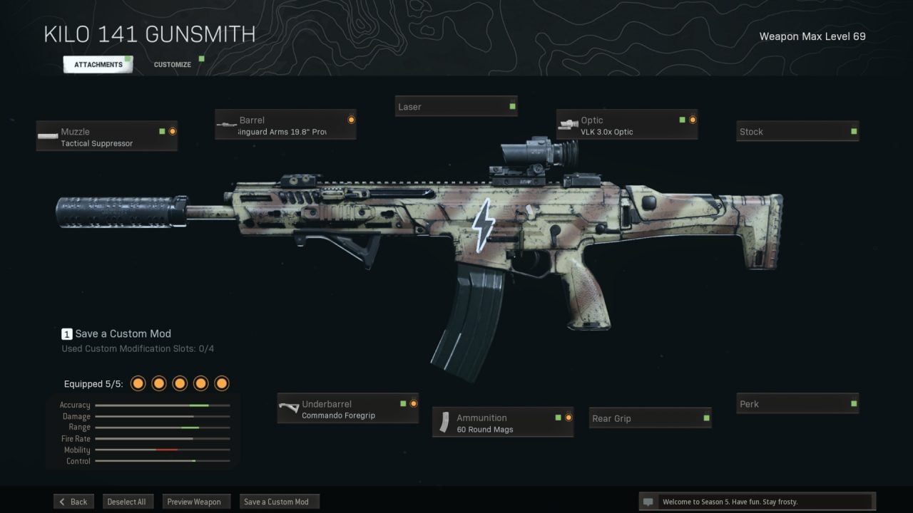 Call of Duty Warzone Best Long Range Kilo Build