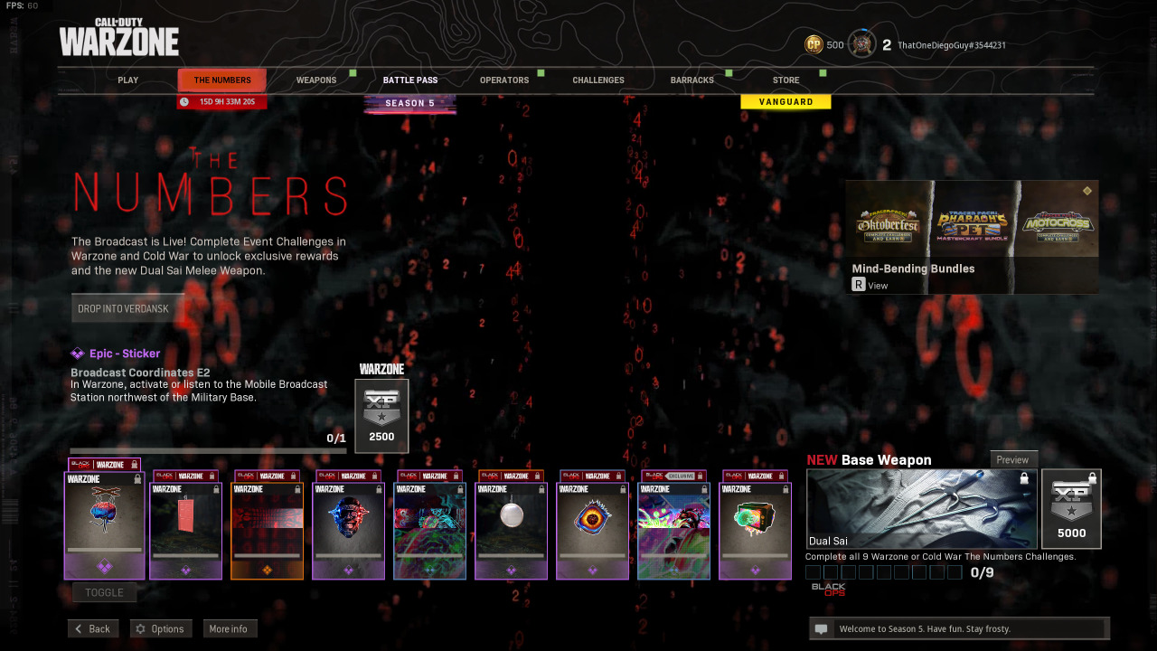 Warzone Numbers Event Guide All Challenges and Rewards Attack of the