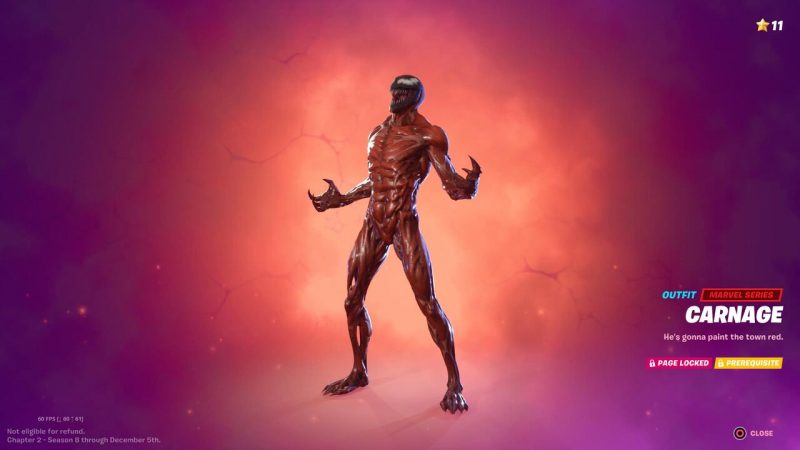 Where to Find the Carnage and Venom Symbiotes in Fortnite