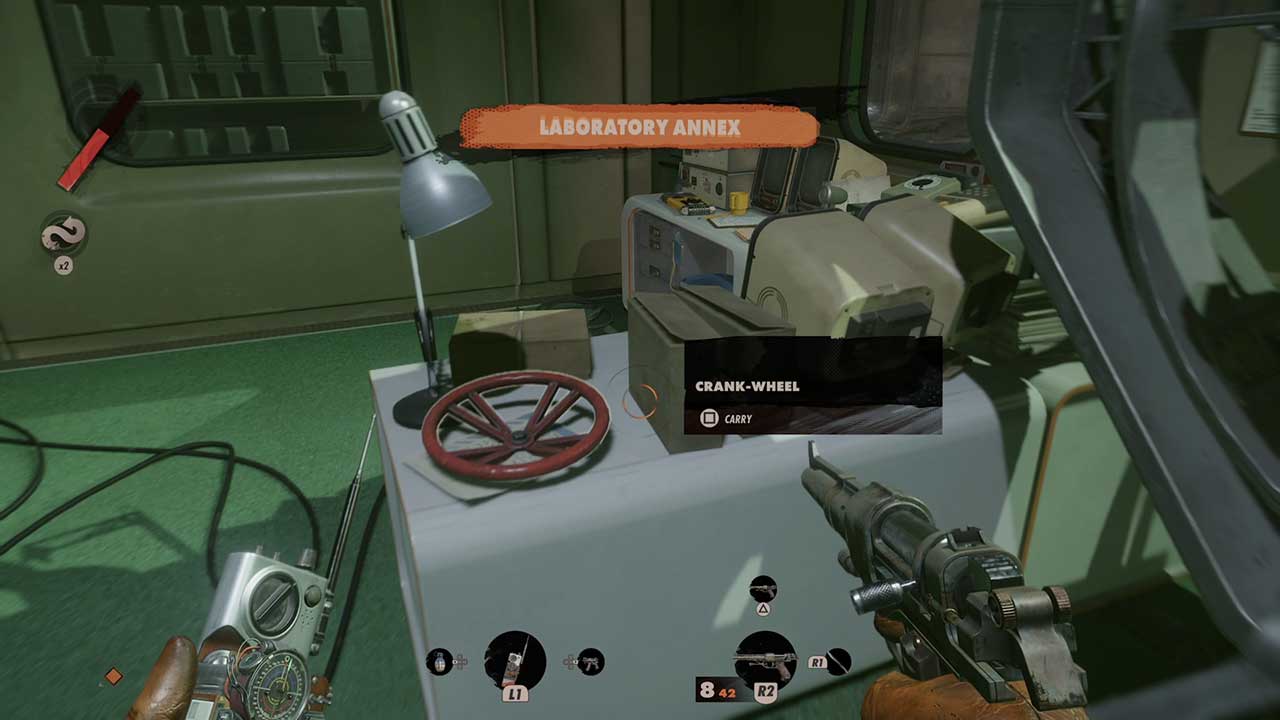 Deathloop Crank Wheel Puzzle Open Safe to Get Purple Fourpounder Hand