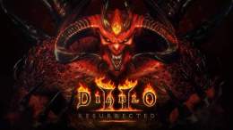 Diablo 2 Resurrected Logo with Diablo