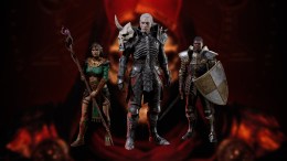 Sorceress, Necromancer and Paladin in Diablo 2: Resurrected