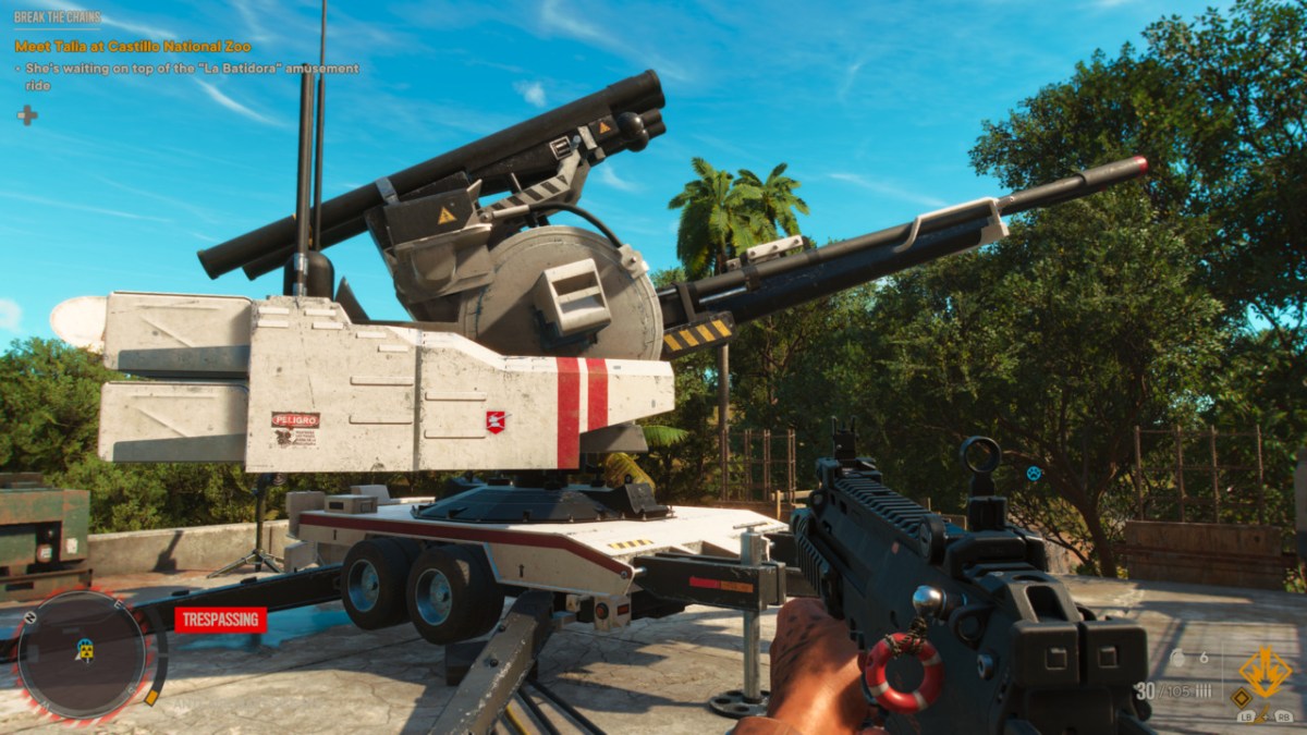 Far Cry 6 Anti Aircraft Cannon
